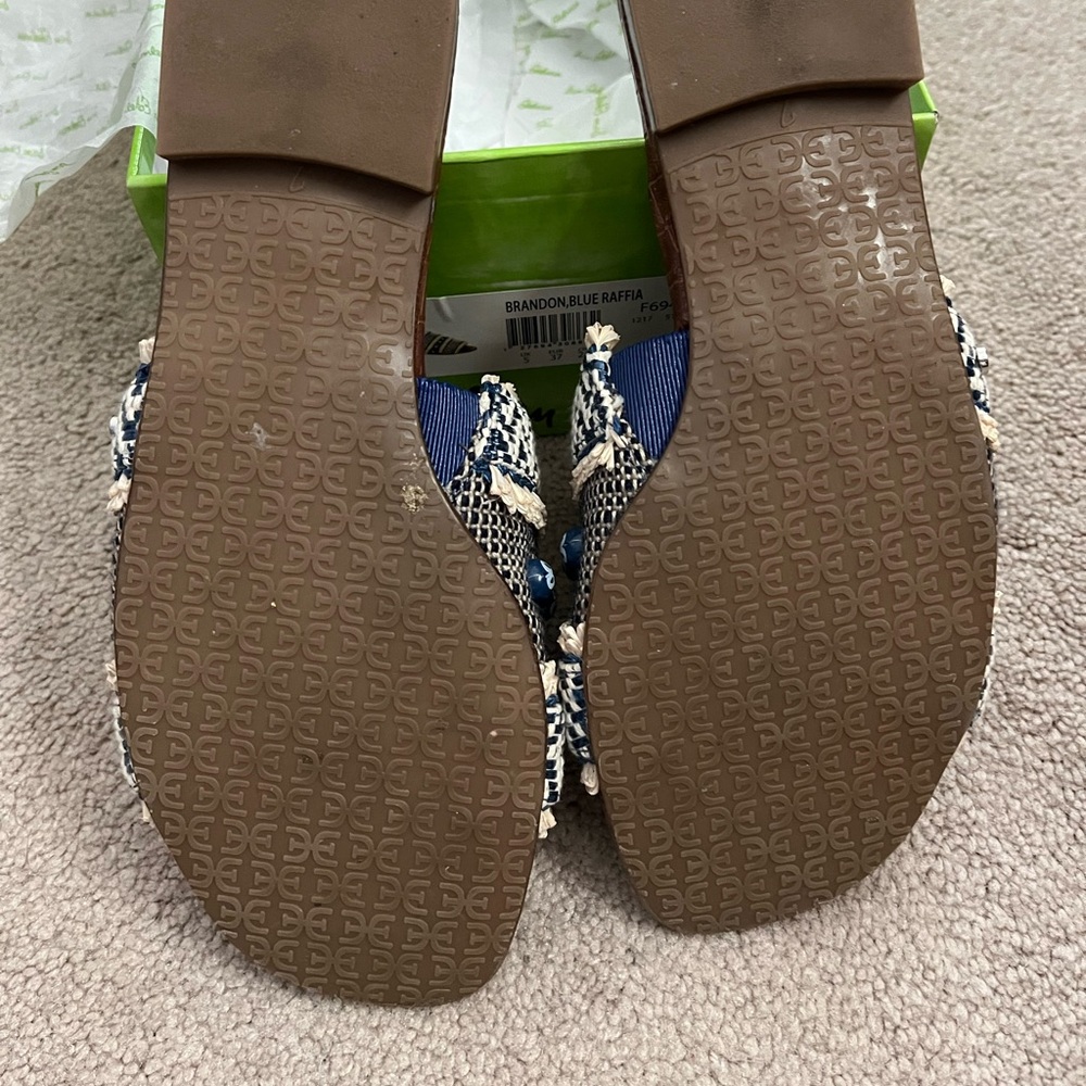 Sam Edelman raffia sandals - Picture 2 of 6